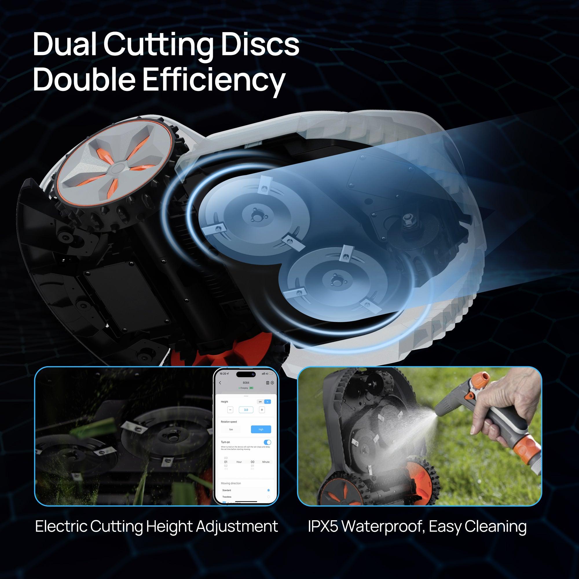 Orion X7 Plus Wireless Robot Lawn Mower l 1.5 Acre - SUNSEEKER Tech