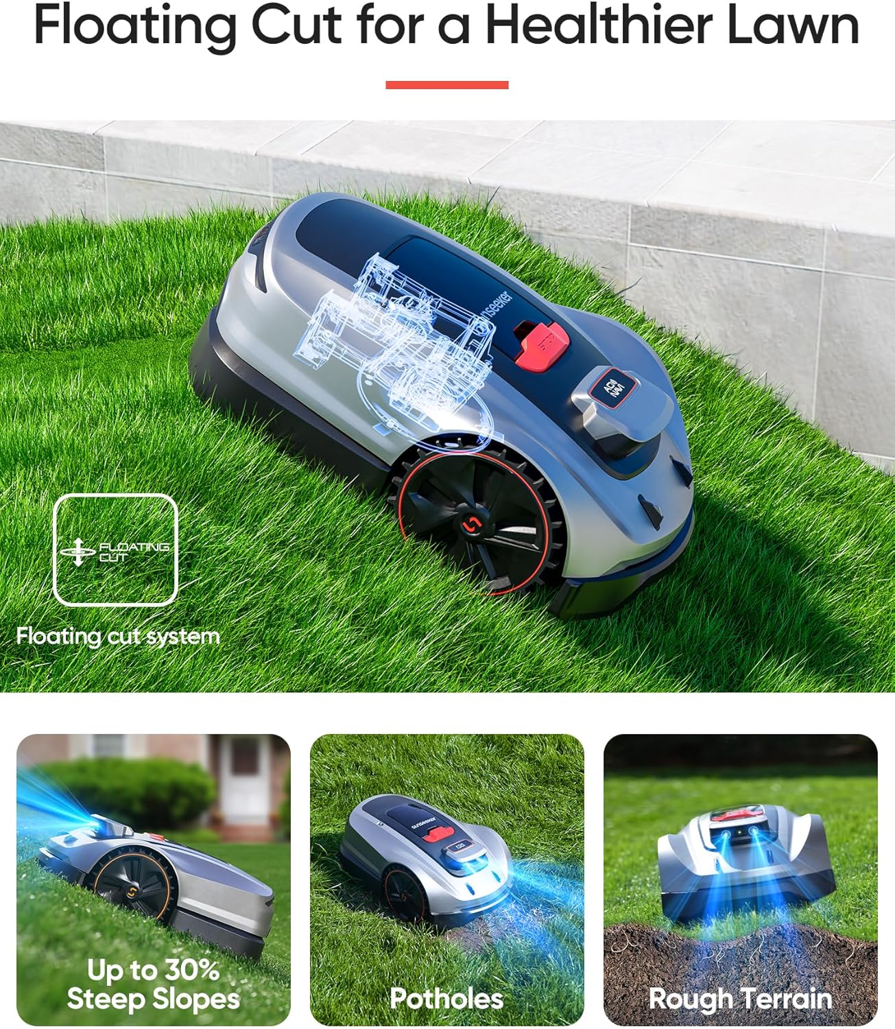 sunseeker x3 plus robotic mower