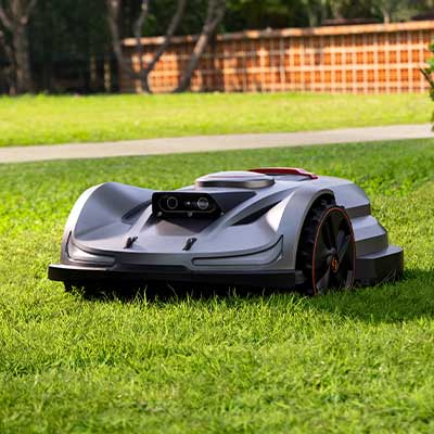 robot lawn mower for large yard