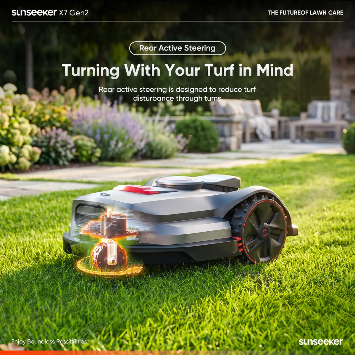 Sunseeker X7 Plus Gen 2 AWD Robot Lawn Mower