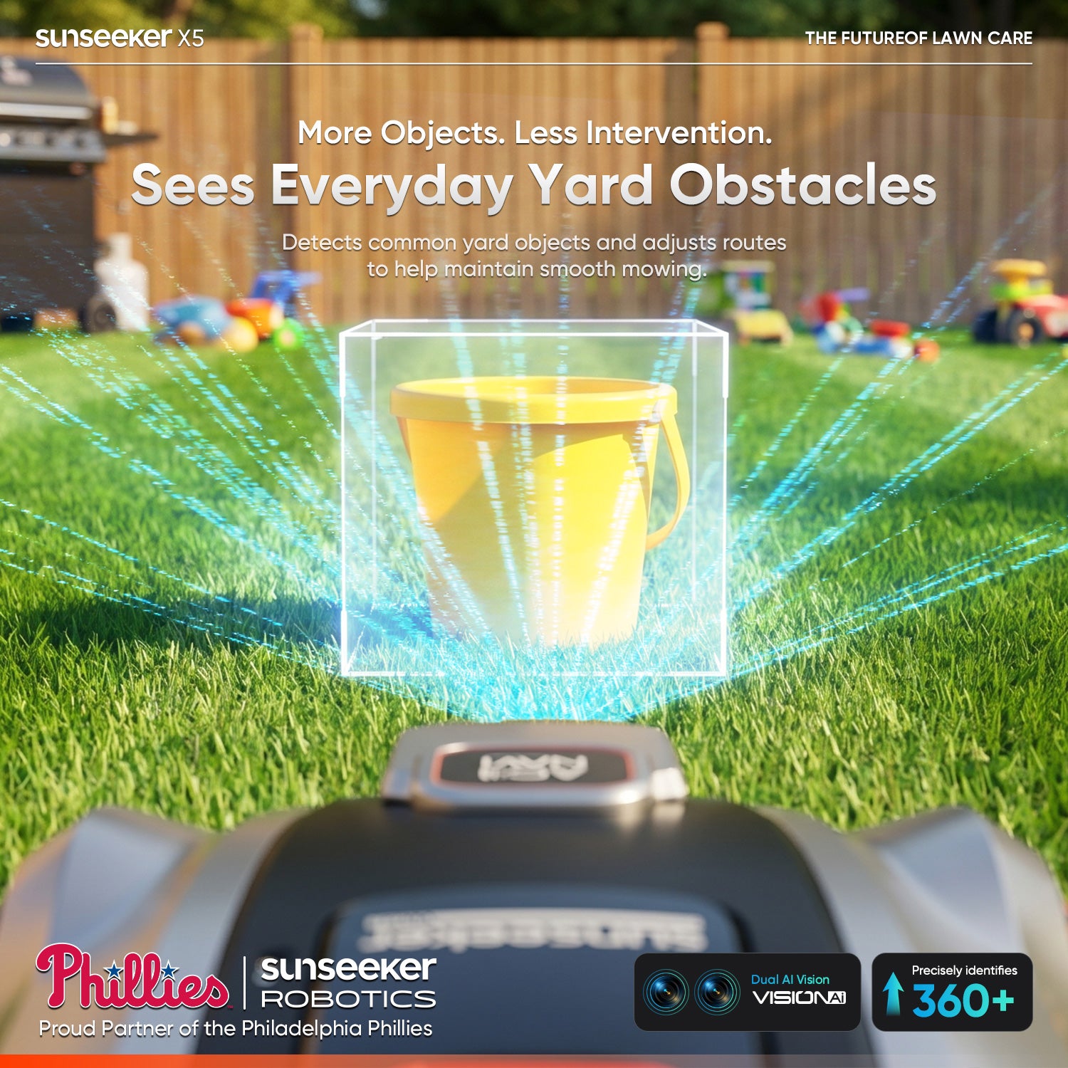 X5 Wireless AI Robot Lawn Mower | 0.5 Acre AWD